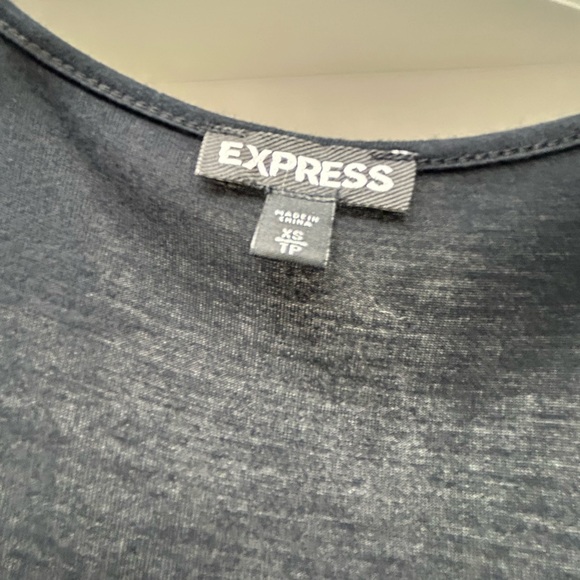 Express XS black glittery tank top - Picture 4 of 7